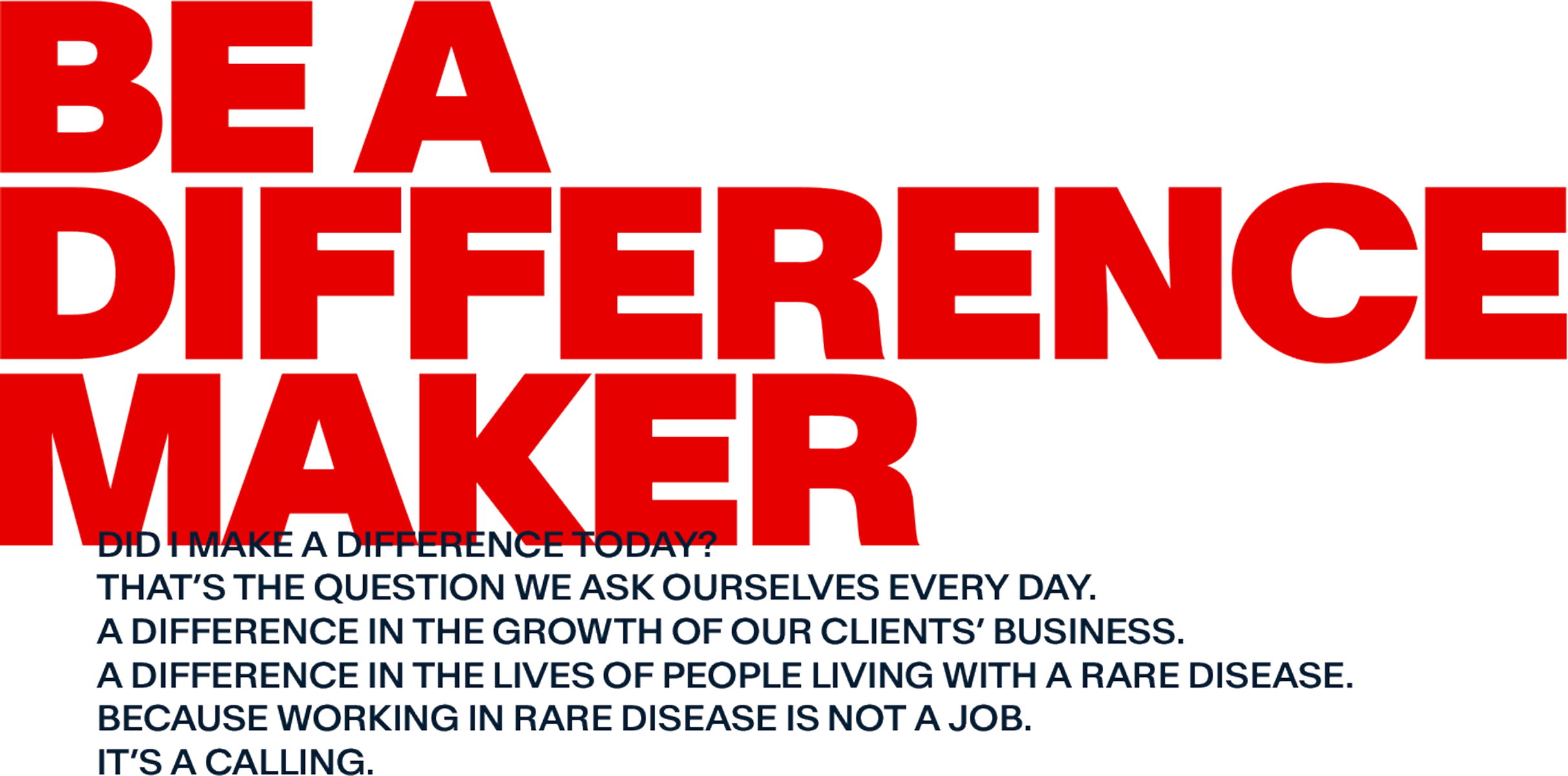 Be A Difference Maker